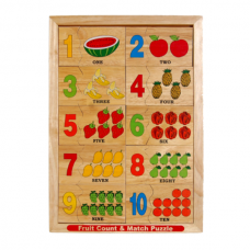 Fruit Count & Match Puzzle